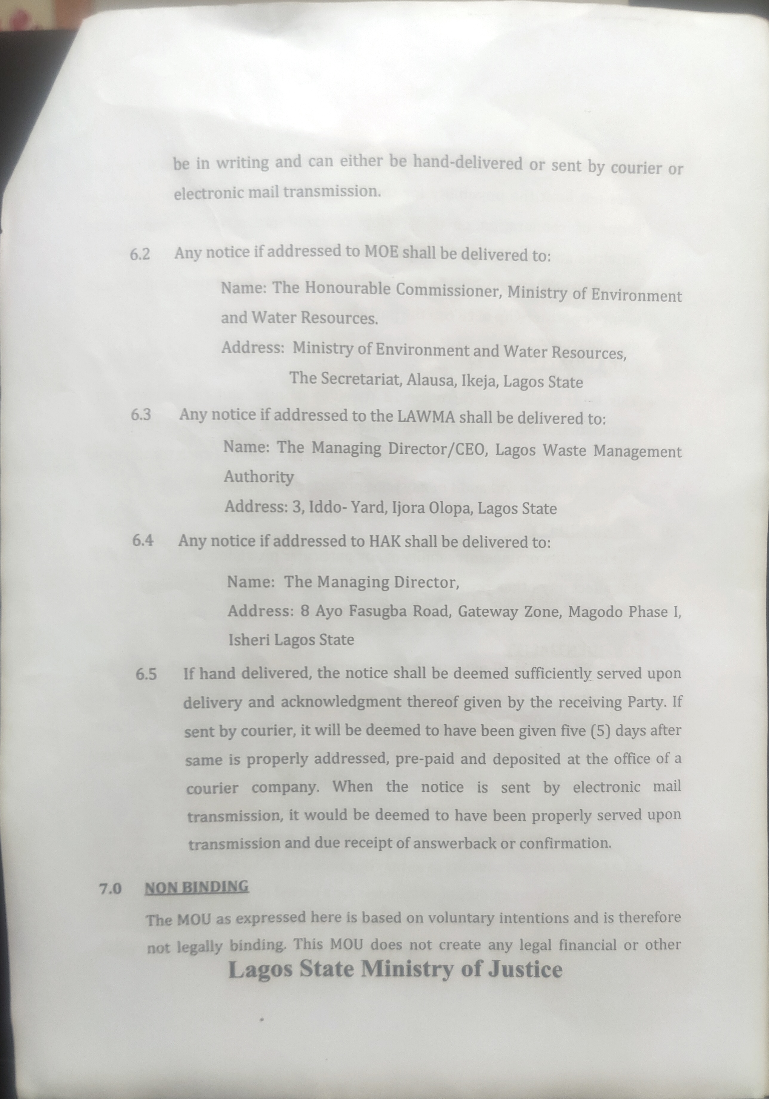 MoU Page 5