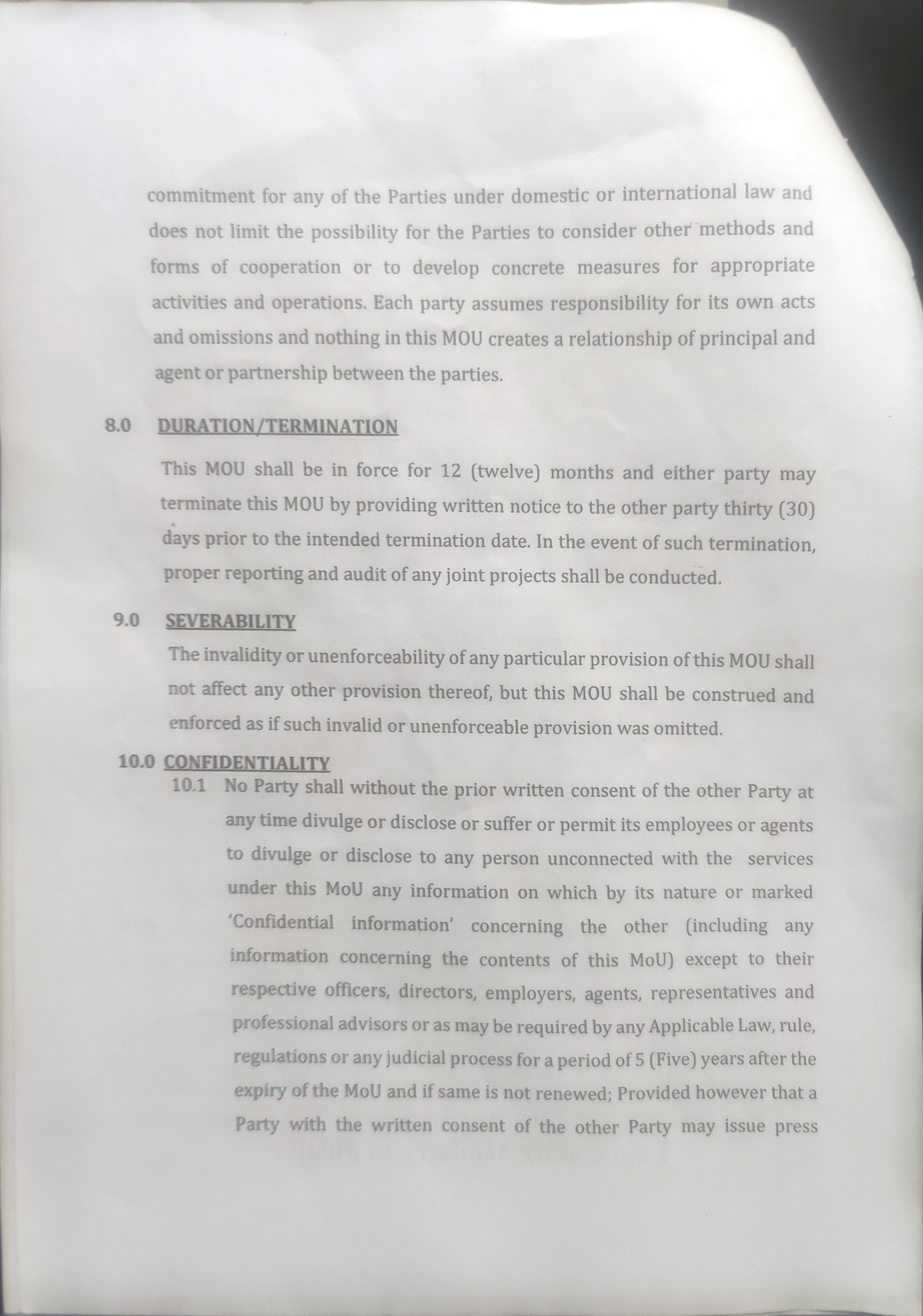 MoU Page 6